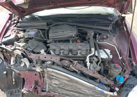 2002 Honda Civic Lx из США, поврежденный, VIN 1HGES16522L002652